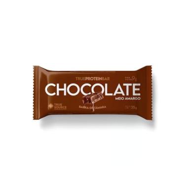 Imagem de Barrinha de Tâmara True Bar Protein - 1 Unidade de 35g Chocolate Meio Amargo - True Source
