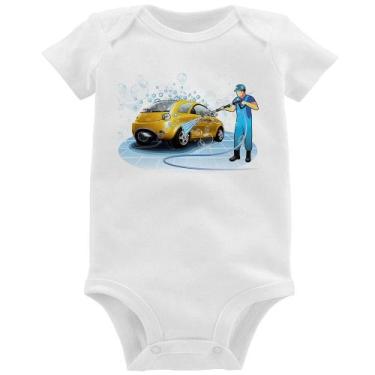 Imagem de Body Bebê Lava Jato - Foca na Moda, Branco, M