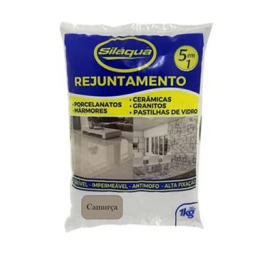 Imagem de Rejunte 1kg 5x1 Porcelanatos Cerâmica Piscina - Camurça - SILAQUA