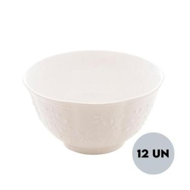 Imagem de Jogo 12 Bowls Porcelana New Bone Butterfly Flower 14cm Lyor