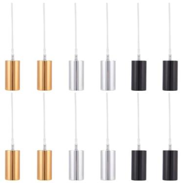 Imagem de WEBEEDY 12 peças de substituição de tampa de atomizador reutilizável para garrafa de spray, óleo essencial, perfume, spray, capa de pulverizador de névoa fina para sprays corporais cosméticos, cabeça