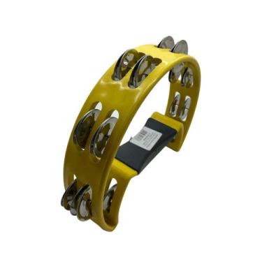 Imagem de Pandeiro Meia Lua Pandeirola Liverpool Amarelo