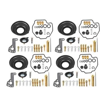 Imagem de Kit de reparo de carburador com 4 válvulas de corte de ar de diafragma de substituição para Yamaha Vmax V-MAX 1200 1985-2007