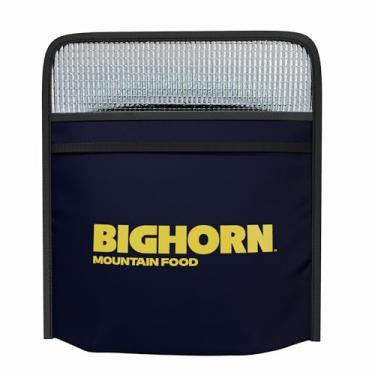 Imagem de Bolsa térmica BIGHORN para mochileiros – bolsa pequena e durável com isolamento térmico para refeições liofilizadas – Embala plana, leve, auxilia na reidratação, mantém a comida quente, 27,5 x 19,5 x
