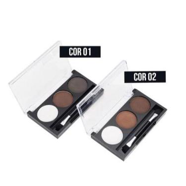 Imagem de Paleta Trio Sobrancelha Perfeita Vivai Sombra Para Sobrancelha, 02