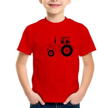 Imagem de Camiseta Infantil Trator Pá Carregadeira Amarelo - Foca na Moda, Verme