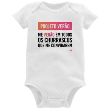 Imagem de Body Bebê Projeto Verão - Foca na Moda, Branco, P
