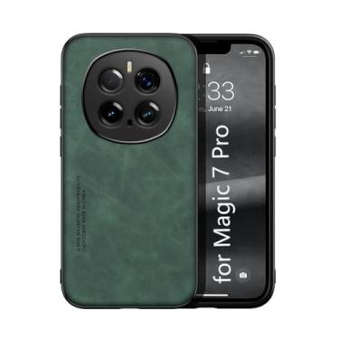 Imagem de Kepuch Silklike Capa para Honor Magic 7 Pro - Case Placa de Metal Embutida - Verde