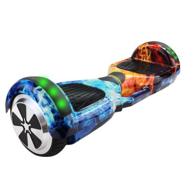 Imagem de Hoverboard Overboard Infantil Skate Elétrico 6.5 Led Bluetooth Bateria De Grande Capacidade Endurance Forte HB65