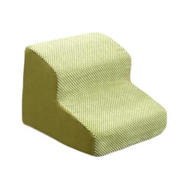 Imagem de IEUDNS Escadas de cachorro para cães pequenos, rampa de animais de estimação de 2 etapas com capa lavável removível, escada de animais, degraus para cães, Matcha