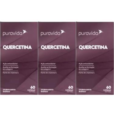 Imagem de 3x Quercetina + Vitamina C - PuraVida