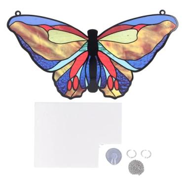 Imagem de Janela de Vidro Manchado Suncatcher, Vidro Animal Sun Catcher Acrílico Translúcido Colorido Pendurado Pingente Ornamento Janela Com 50cm Sucker Cadeia Fina para Janela Porches