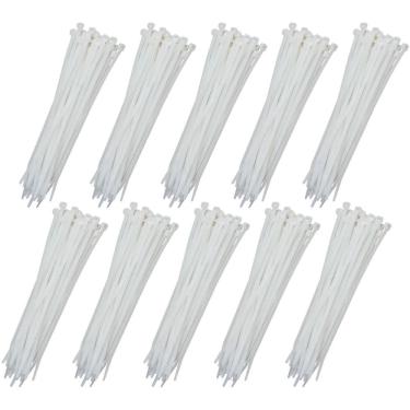 Imagem de Abraçadeira Nylon Enforca Gato 4,8X400Mm Branco Com 1000 Un
