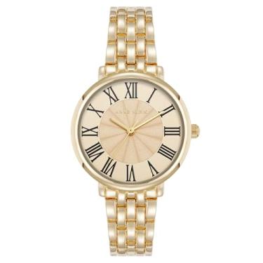 Imagem de Anne Klein Relógio de pulseira feminino, Dourado