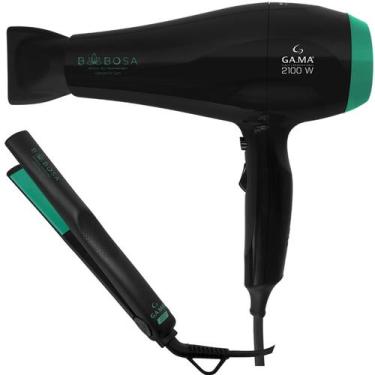 Imagem de Kit gama babosa ceramic ion - secador 2100w 127v + prancha 220c biv - 