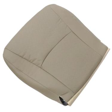 Imagem de SecosAutoparts Tampa de assento de couro de microfibra inferior do lado do passageiro dianteiro caramelo compatível com Toyota Highlander 2008 2009 2010 2011 2012 2013
