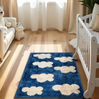 Imagem de 1 Tapete Quarto Infantil Peludo Beira Cama 100x150 Oa Jk M02 - IDEALIZ