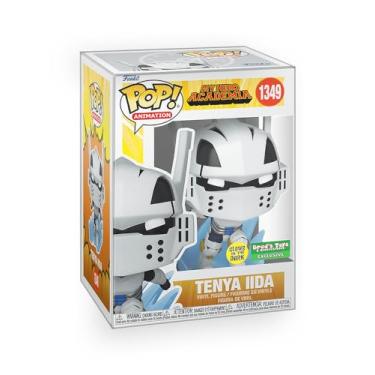 Imagem de Epic Collectibles Pop Anime: My Hero Academia - Tenya Iida (Glows in The Dark) Exclusive Vinyl Figure Included with Box Protector Compatible for Funko