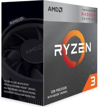Imagem de Processador AMD Ryzen 3 3200G, 3.6GHz (4.0GHz Turbo), 4-Core 4-Threads, Cache 6MB, AM4