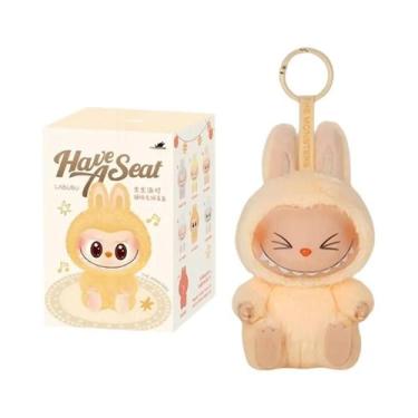 Imagem de Figura de Vinil Labubu Anime - Caixa Cega com Brinquedo e Chaveiro, 1 