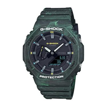 Imagem de G-Shock Relógio masculino GA2100FR-3A Mystic Forest, verde, Verde, One Size, Digital