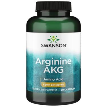 Imagem de Arginina Akg 1g Swanson 90 Capsulas Importado