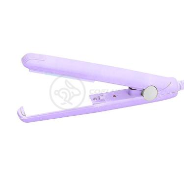 Imagem de Mini Chapinha Prancha Para Viagem 17cm Bivolt Roxo