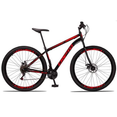 Imagem de Bicicleta Aro 29 Aço Carbono 21v Cripto Freios A Disco Garfo