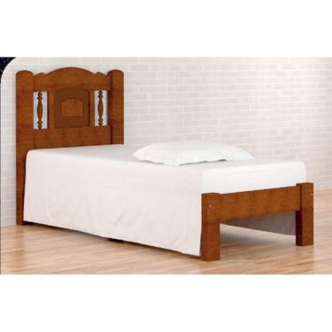 Imagem de Cama Solteirão (Solteiro Extra) Bella de Madeira Maciça Tauari