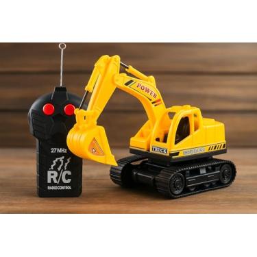 Imagem de Escavadeira de Brinquedo com Controle Remoto, 3 Funções
