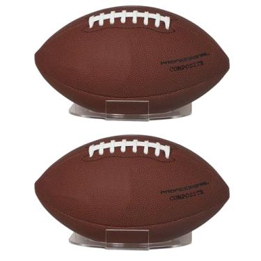 Imagem de DisplayGifts 2 Peças De Suporte Transparente Para Exibição Futebol, Acrílico Bola, Parede Sem Capa.