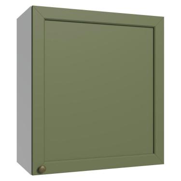 Imagem de Armário Aéreo 60 Cm 1 Porta Branco/verde Vik Madesa Branco/verde