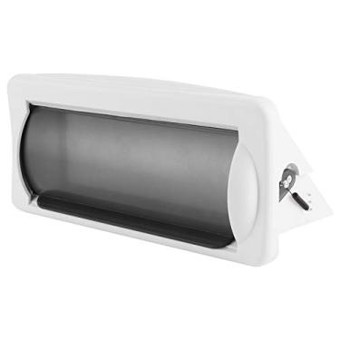 Imagem de lyrlody Protetor de Rádio Com Capa Estéreo Marítima à Prova d'água Din DVD Tampa Com Porta de Retração Com Fumaça para Facilitar a Instalação Abd Plástica Escudo Plástico