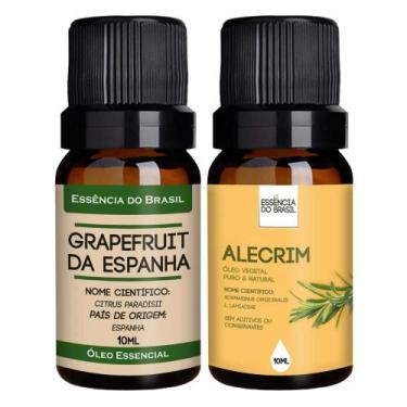 Imagem de Óleo Essencial Grapefruit Espanha + Vegetal de Alecrim 10ml - Essência