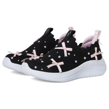 Imagem de Skechers Tênis feminino Ultra Flex 3.0, Preto/rosa claro, 13.5 Little Kid