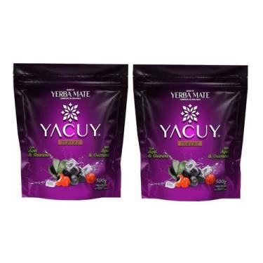 Imagem de 2 Erva Mate Tereré YACUY AÇAI MENTA GUARANÁ 500G