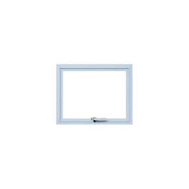 Imagem de Janela 1 Módulo Vidro Segurança 6cm 80cm x 60cm Fábrica do Alumínio  Maxim-Ar Branco