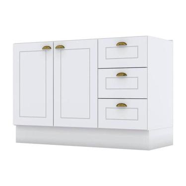 Imagem de Balcão De Pia 120 Cm Americana Branco – Henn