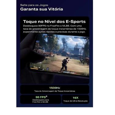 Imagem de Smartphone Infinix Hot 50i 8GB RAM 256GB câmera 48MP, 4G – Tela 6.7`` 120Hz, Celular Gamer, cinza