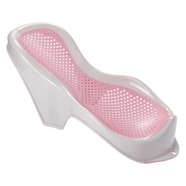 Imagem de Redutor De Banheira Para Recém Nascido Plasutil Rede Infantil Bebê Cores (Rosa)