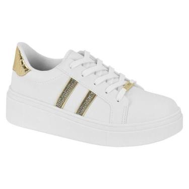Imagem de Tenis Vizzano 1339.326 Flatform Feminino, Branco, 36