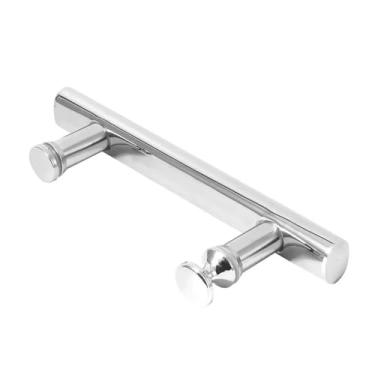 Imagem de Maçaneta de porta de aço inoxidável para banheiro, porta de correr de vidro para cozinha, puxador para móveis, puxador p