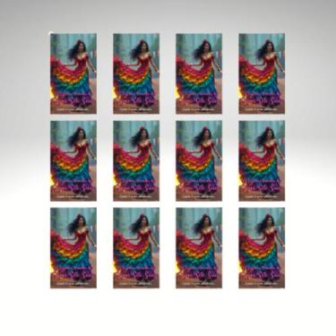 Imagem de Kit c/12 Legitimo Baralho Cigana Sete Saias 36 Cartas Manual - Bialluz