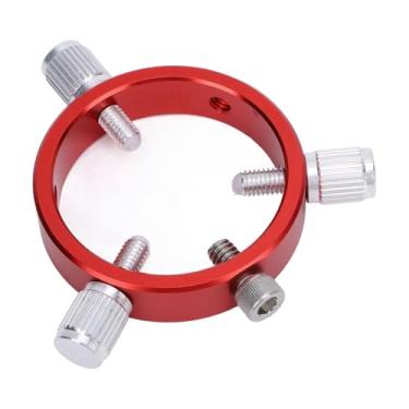 Imagem de Eujgoov Telescópio Guiding Scope Sturdy 6 Hole 50mm para Astrofotografia, Vermelho Ideal para Observações astronômicas]