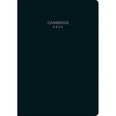 Imagem de Tilibra - Planner Executivo Grampeado 17,8 x 25,4 cm Cambridge 90 G 2026 - Preta