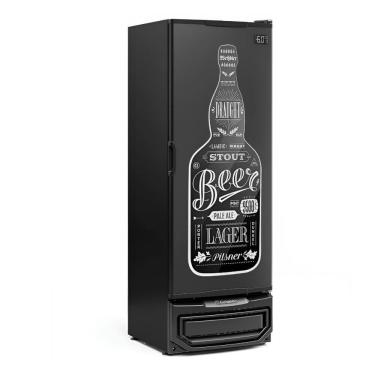 Imagem de Cervejeira Gcb-40 Pr 410 Litros Porta Cega Preto 220V - Gelopar