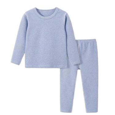 Imagem de Conjunto Infantil Blusa E Calça Segunda Pele Inverno Frio - D Presente