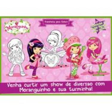 Imagem de Prancheta Moranguinho Para Colorir - 2 Em 1 Atividades E Figuras Para 