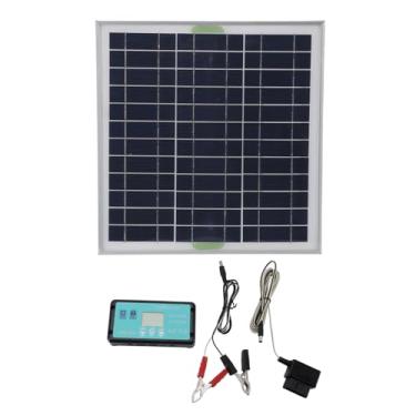 Imagem de Luocute 50W Kit Painel Solar, MPPT Controlador OBD Cabeça do Carregador de Carro Com Controlador à Prova de água para Carro RV Marine Boat Off-Grid Aplicações