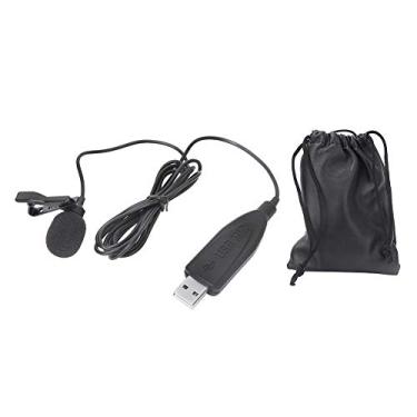 Imagem de QANYEGN Microfone USB Lavalier, CLIPS DE CLAROS PORTÁVEIS MIC, PLUEL PLAY PLAY OMNIDIRECIONAL LAPEL CLIPS DE CLARES DE CLARES NO MIC para PC, computador